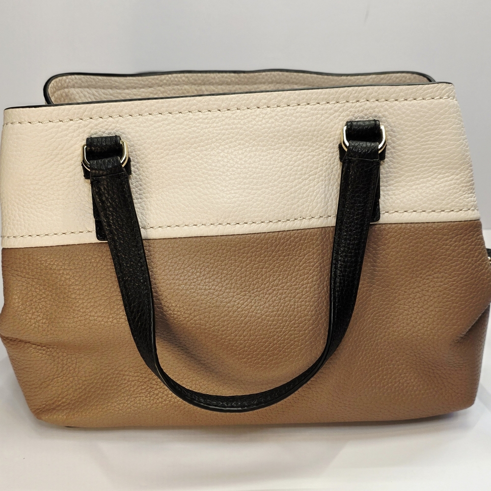 Kate Spade Black & Toasty Pebbled Leather Jackson Street Octavia Crossbody - Picture 6 of 15